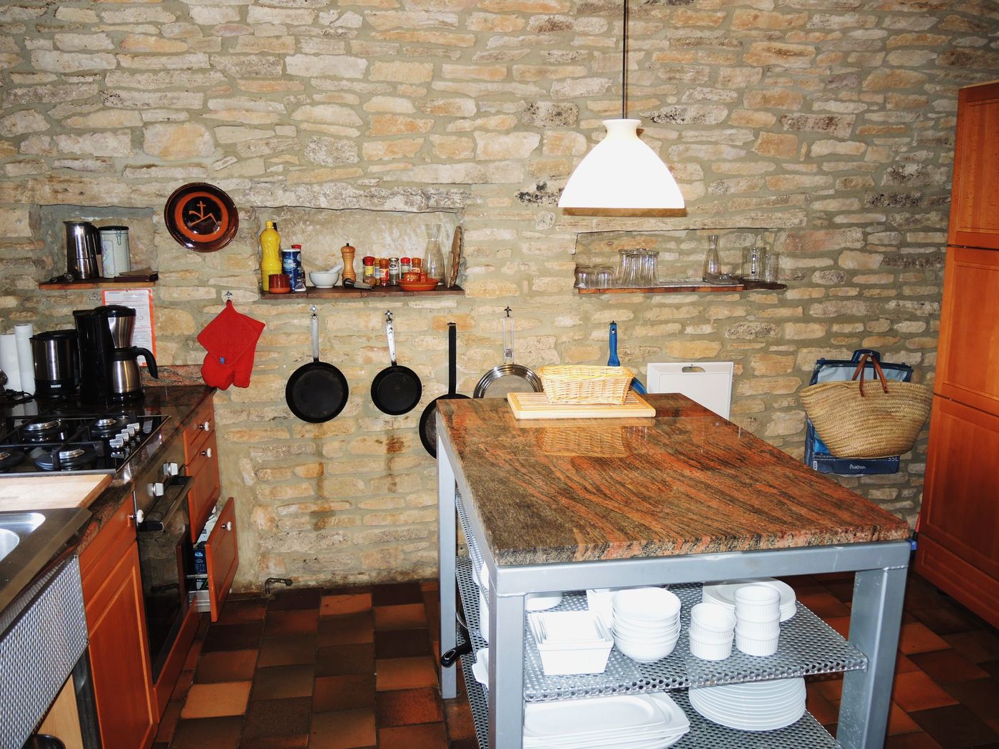 K&uuml;che des Ferienhauses, Ansicht 3